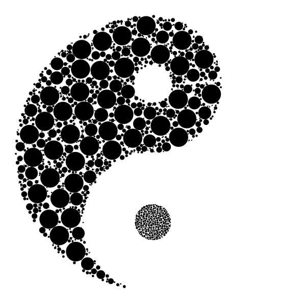 SVG Circles of Yin and Yang