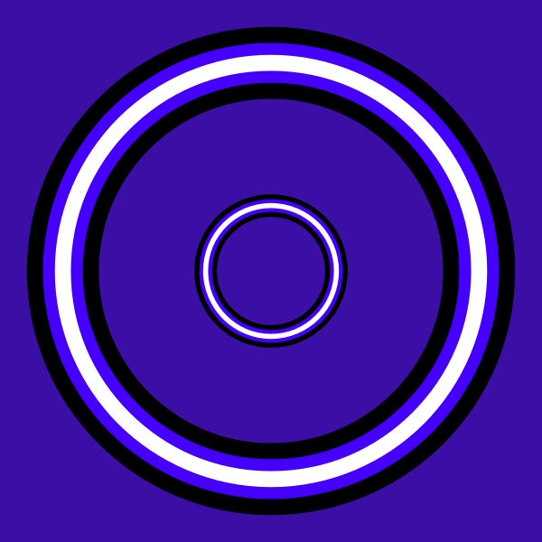 SVG Circles on purple background