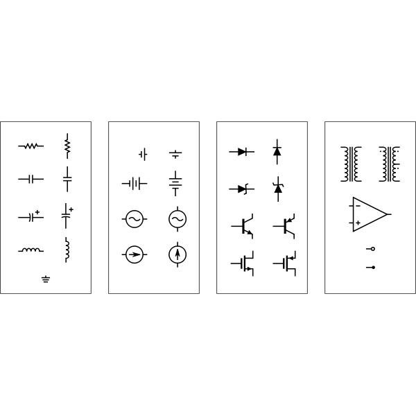 SVG Circuit symbols