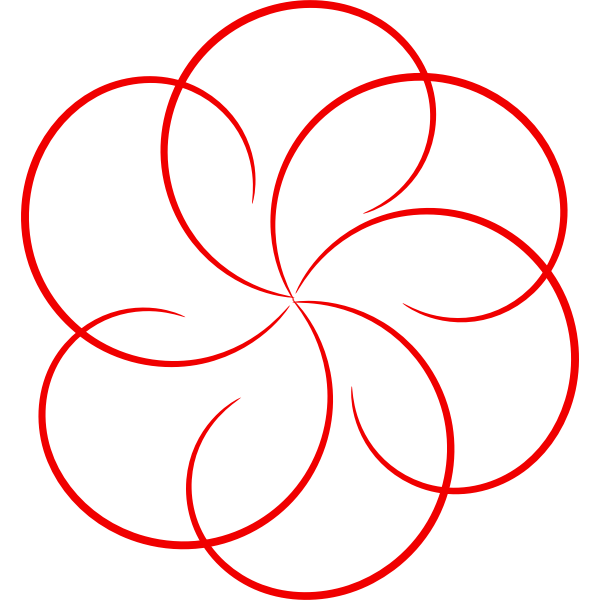 SVG Circular border vector image