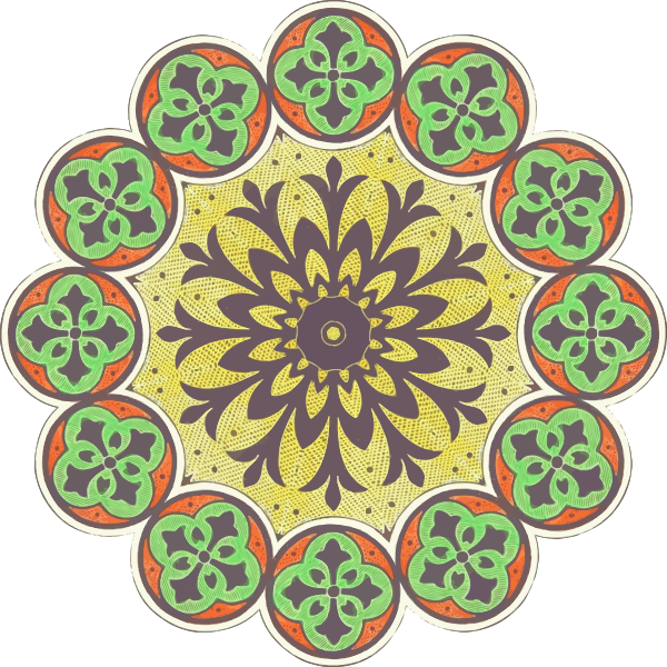 SVG Circular ornament symbol