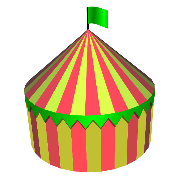 SVG Circus tent