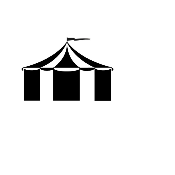 SVG Circus tent image