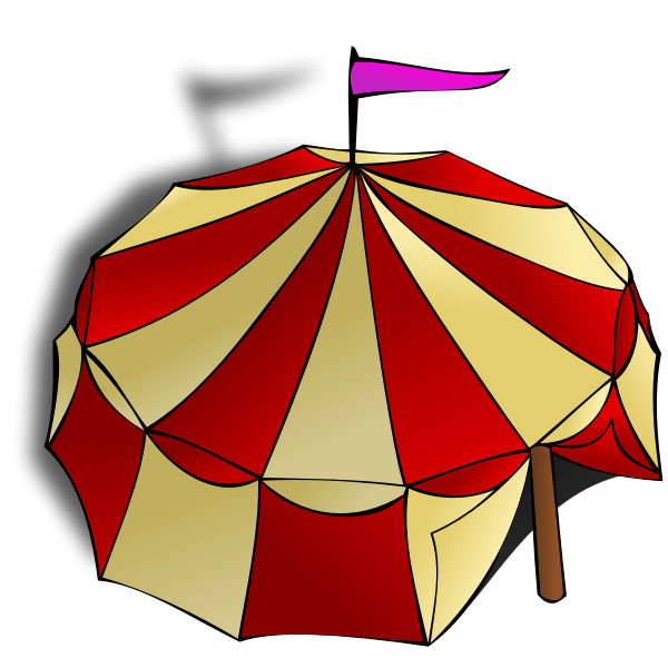 SVG Circus Tent Vector Image
