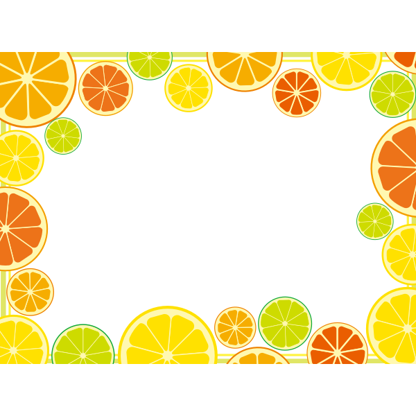 SVG Citrus Frame