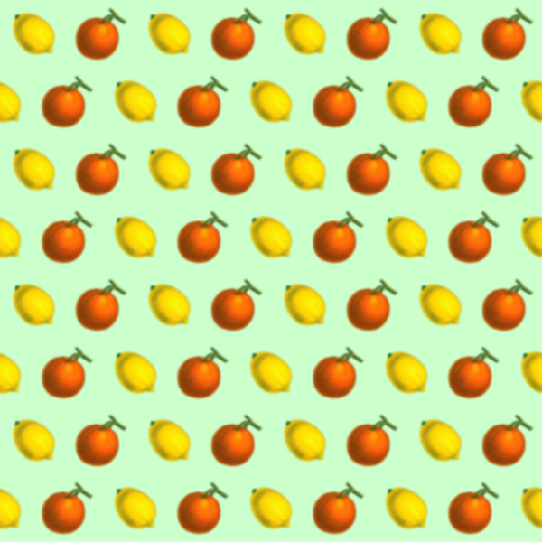 SVG Citrus fruit pattern