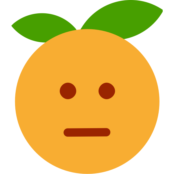 SVG Citrus smiley
