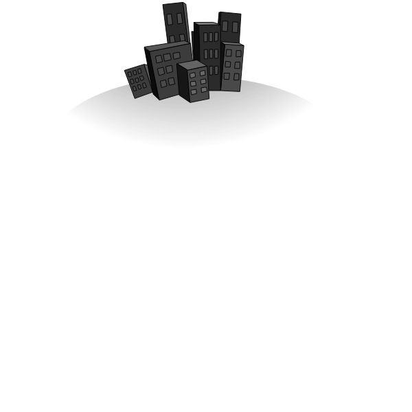 SVG City clipart vector
