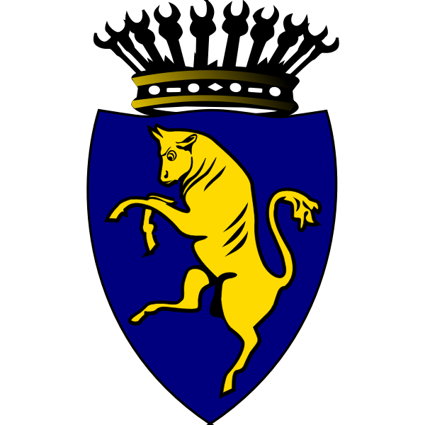 SVG City of Turin coat of arms vector graphics