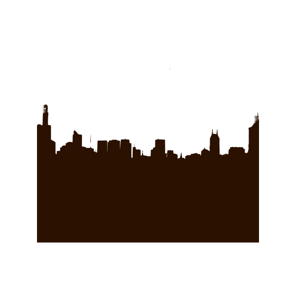 SVG City skyline vector clip art