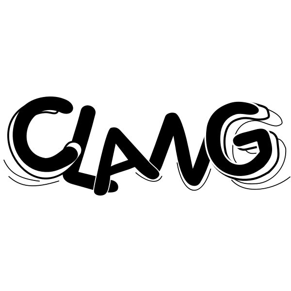 SVG CLANG in black