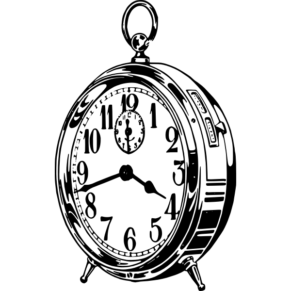 SVG Classic alarm clock