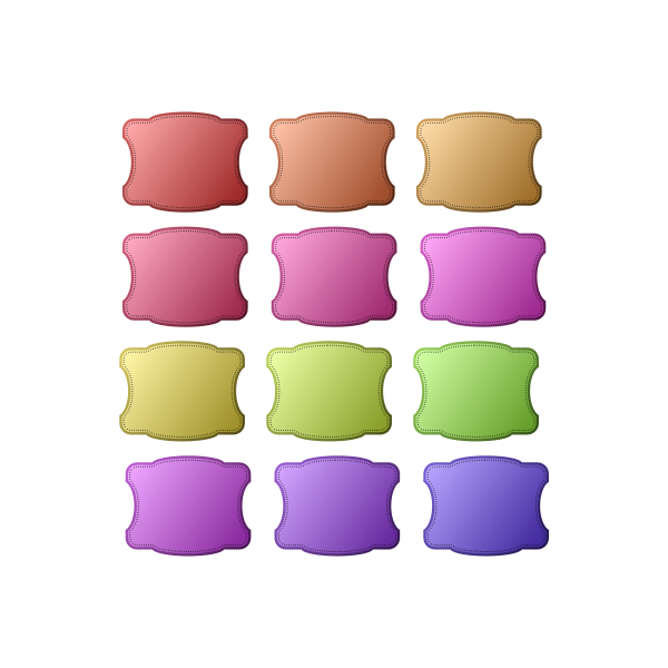 SVG Classic frames set