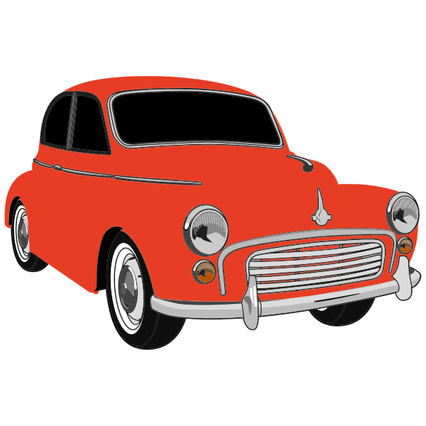 SVG Classic red car