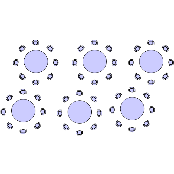 SVG Classroom seat layouts