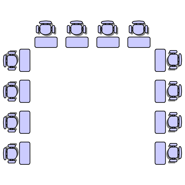 SVG Classroom seat layouts
