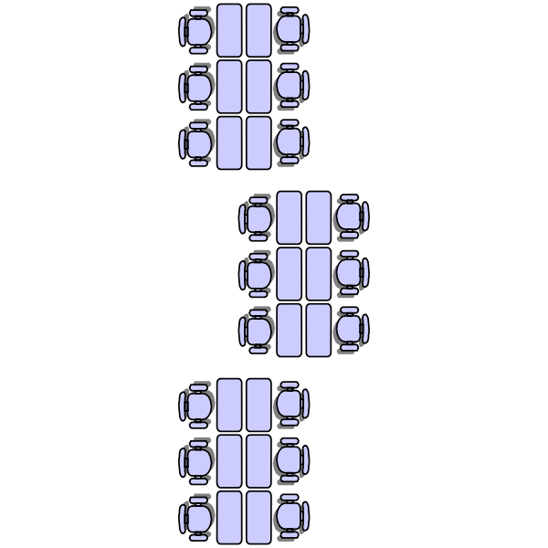 SVG Classroom seat layouts