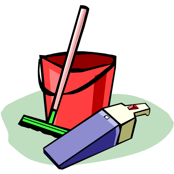 SVG Cleaning tools vector image