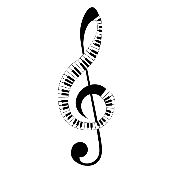 SVG Clef with keyboards
