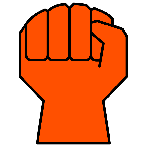 SVG Clenched fist icon