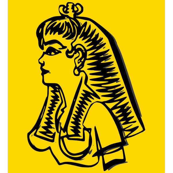SVG Cleopatra portrait