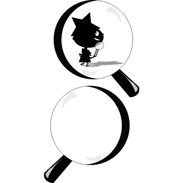 SVG clip art icone detetive