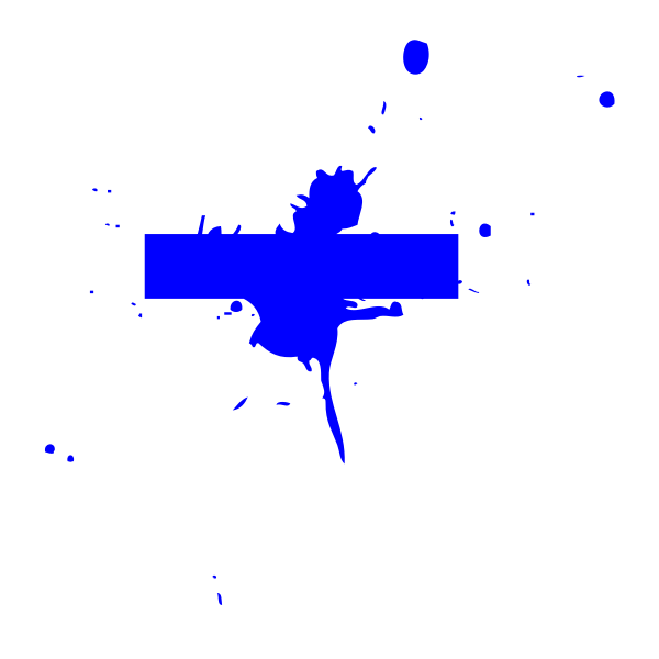 SVG Clip art of blue splash