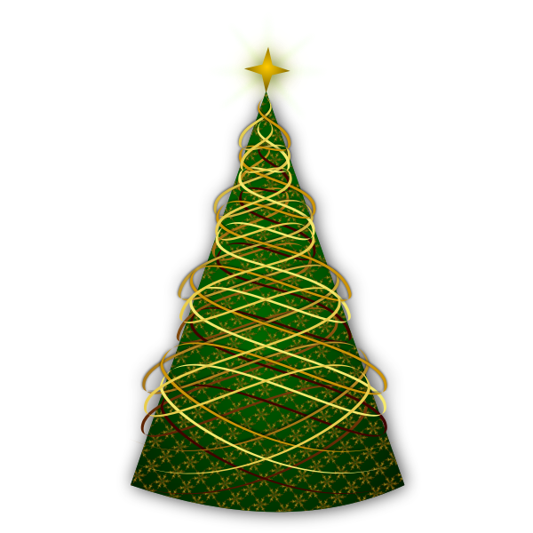 SVG Clip art of celebration tree
