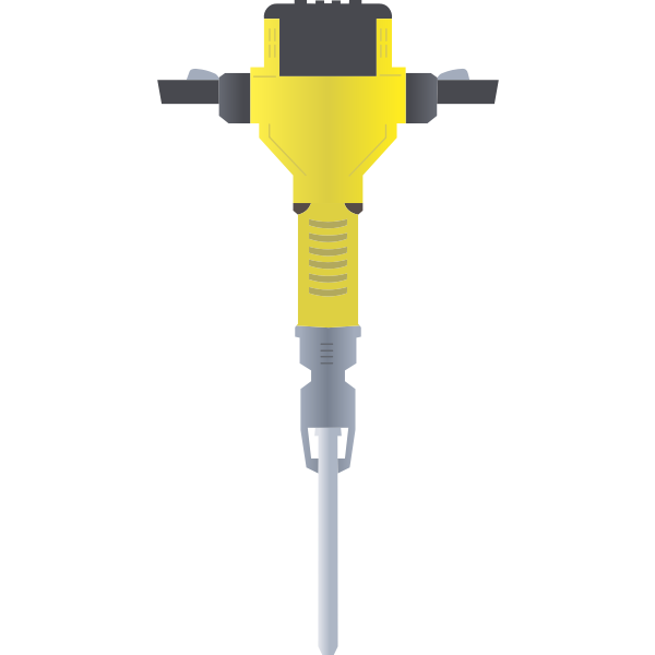 SVG Clip art of pneumatic drill