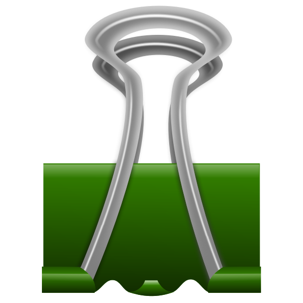 SVG clip on holder vector graphics