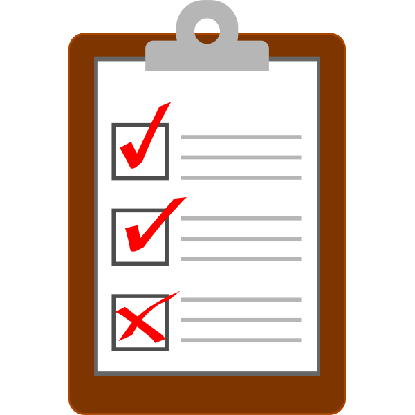 SVG Clipboard with sheet
