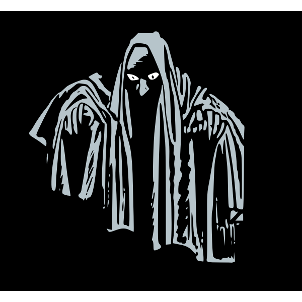 SVG Cloaked figure