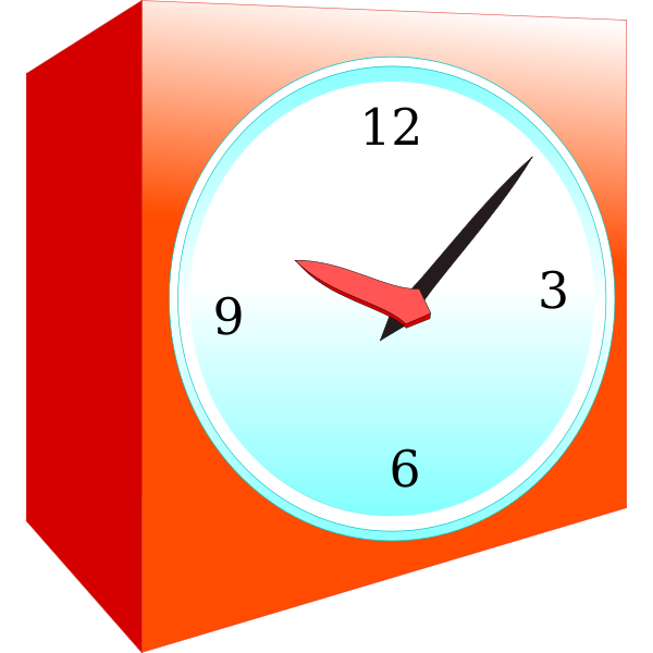 SVG Clock vector illustration