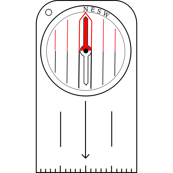 SVG close up of a clock