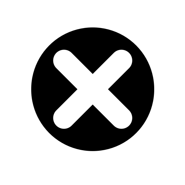 SVG Close x button vector graphics