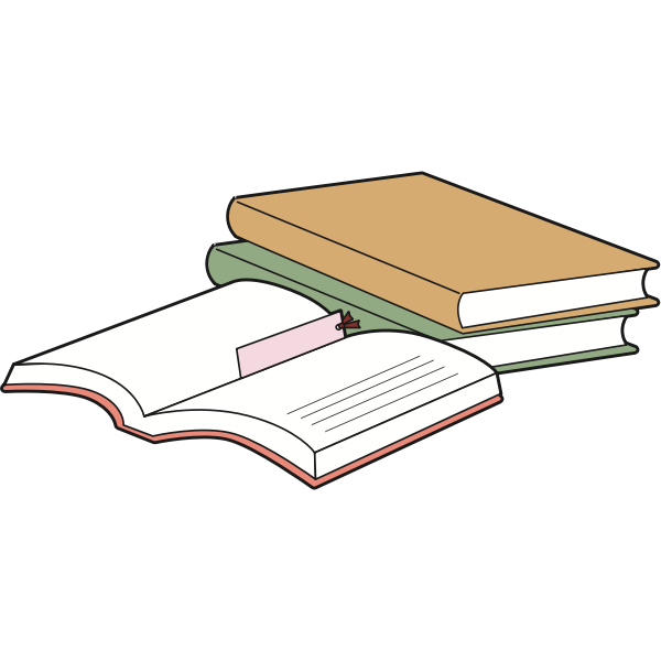 SVG Closed and opened books