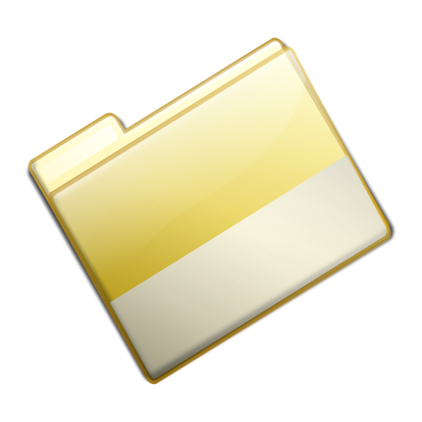 SVG Closed folder vector image