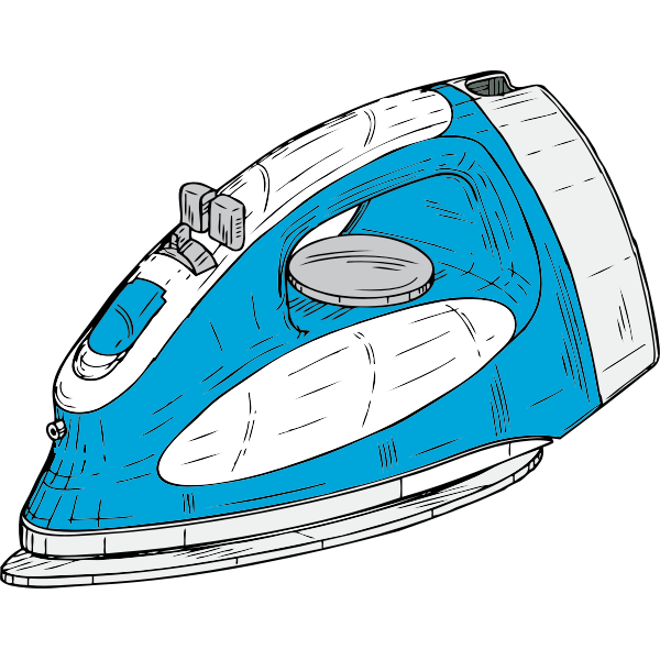 SVG Clothes iron vector image