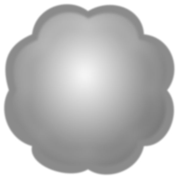 SVG Cloud or Pom pon by Merlin2525