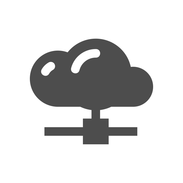 SVG Cloud storage icon