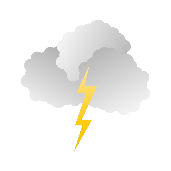 SVG Clouds and Lightning