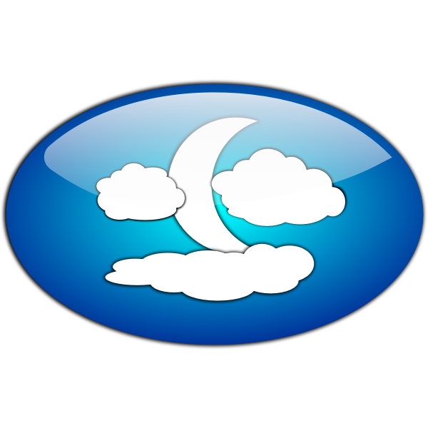 SVG Clouds and the Moon