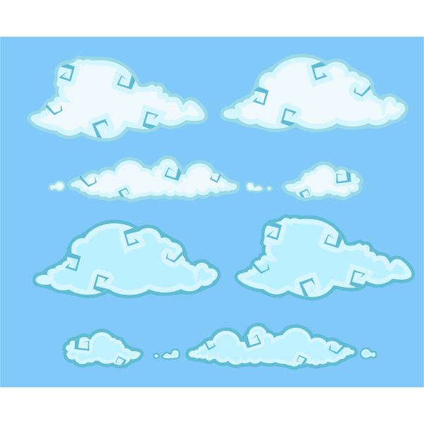 SVG Clouds in sky