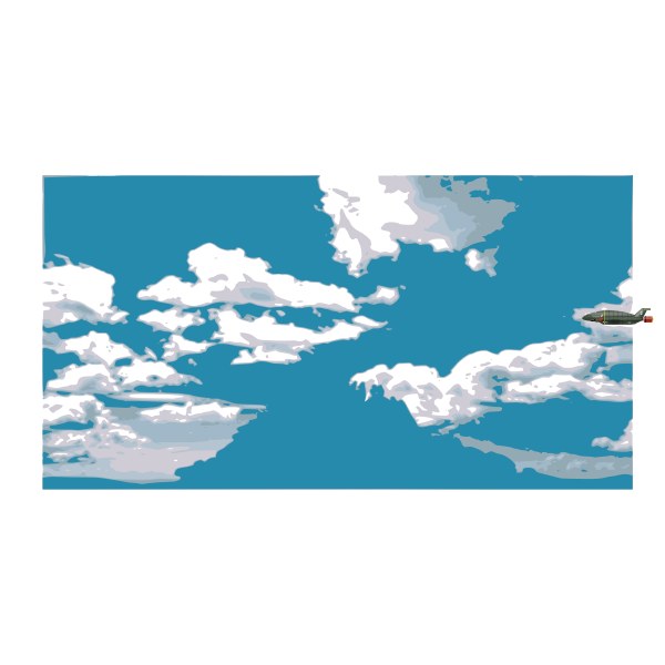 SVG Cloudy sky