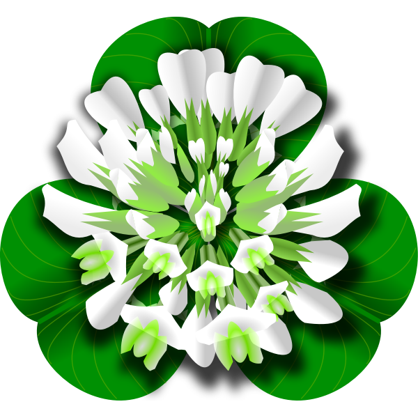SVG Clover Flower