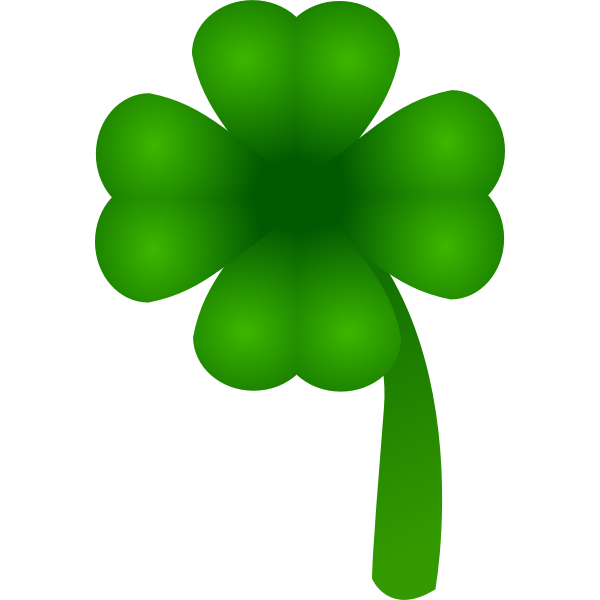SVG clover - four leaf
