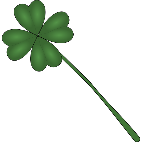 SVG Clover plant vector
