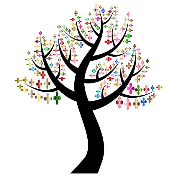 SVG Clover tree
