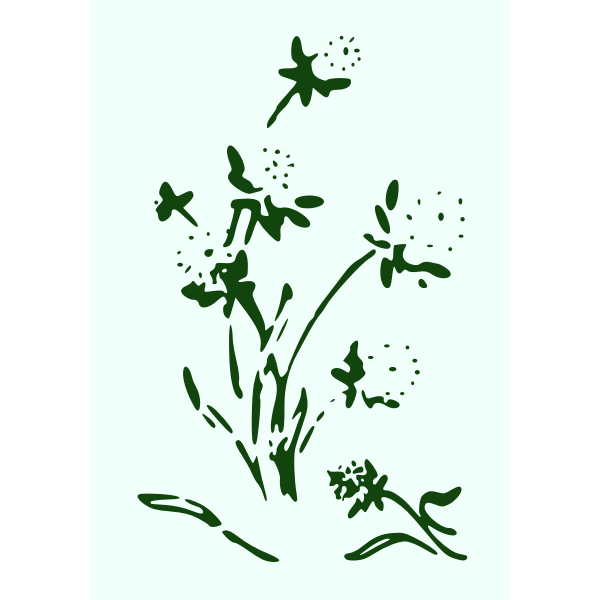 SVG Clover vector image