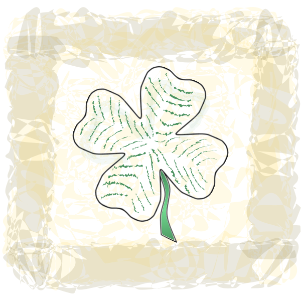 SVG Clover with background
